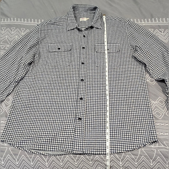 Faherty Men's Legend Sweater Shirt In Encinitas Gingham Size XL - Picture 4 of 6